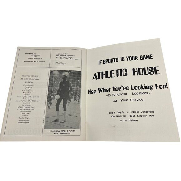 1974 USVBA Volleyball Championships Program Knoxville TN YMCA - Picture 8 of 8